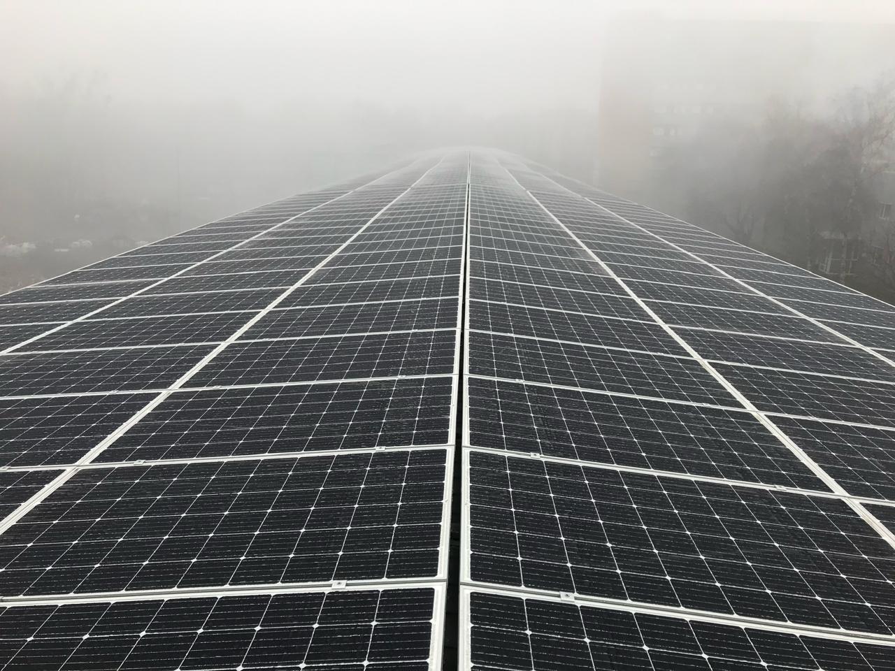 Проєктування та будівництво дахової СЕС потужністю 360 кВт (2019)